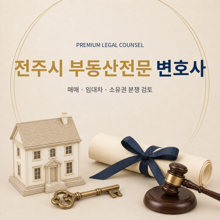 전주시 부동산전문 변호사