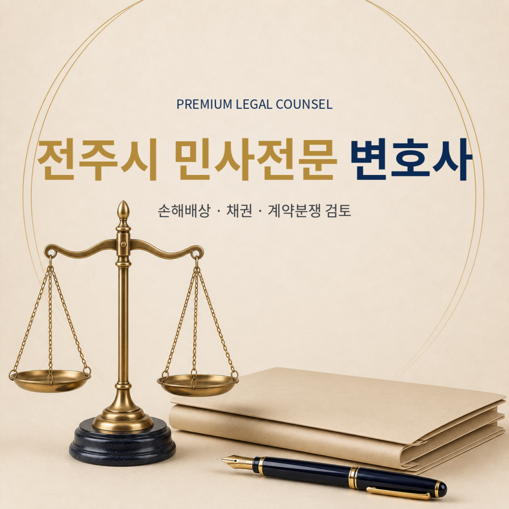 전주시 민사전문 변호사